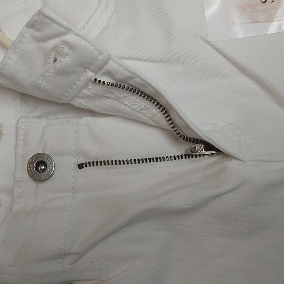 NEW! Jessica Simpson Shape Sculpt Arrow Straight Ankle Ongoing Jeans, White - Picture 7 of 16